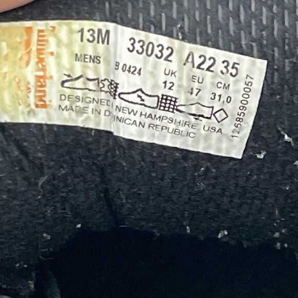 Timberland Pro Pit‎ Boss 6" Steel Toe Work Boot Black Men's Size 13 M - Picture 10 of 11